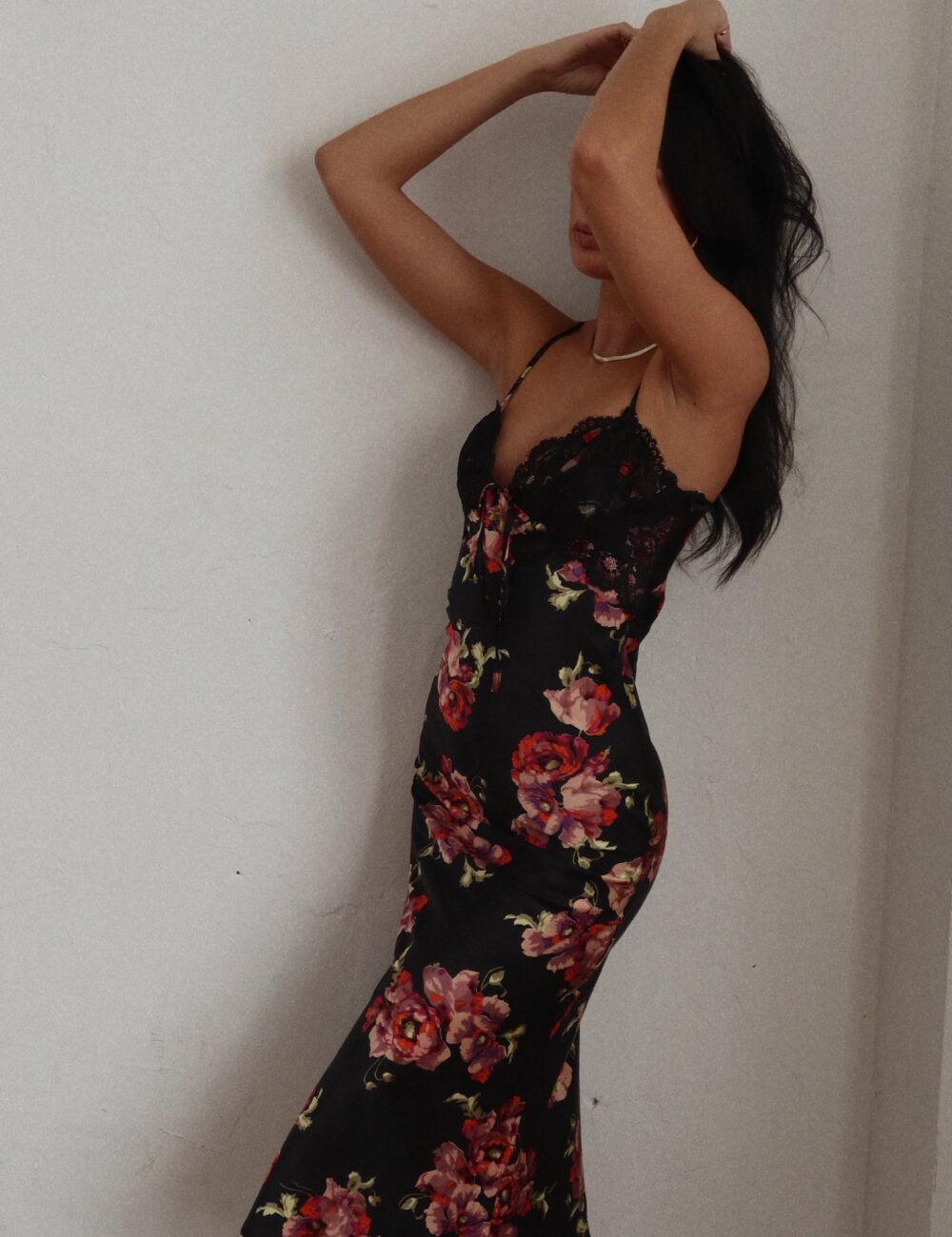 Aria Floral Midi Dress