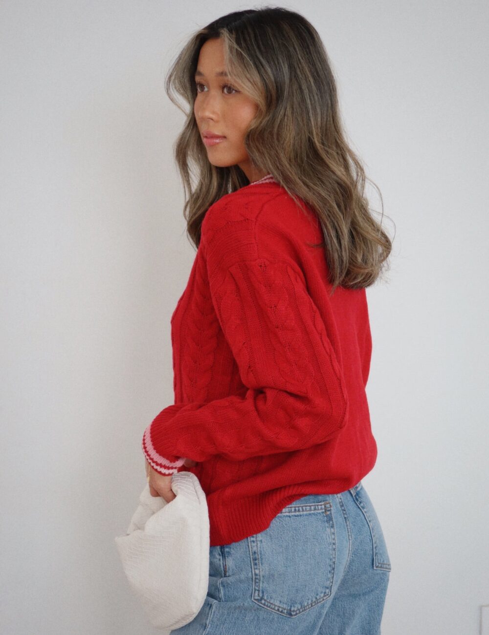 Sweetheart Cable Knit Sweater - Image 9
